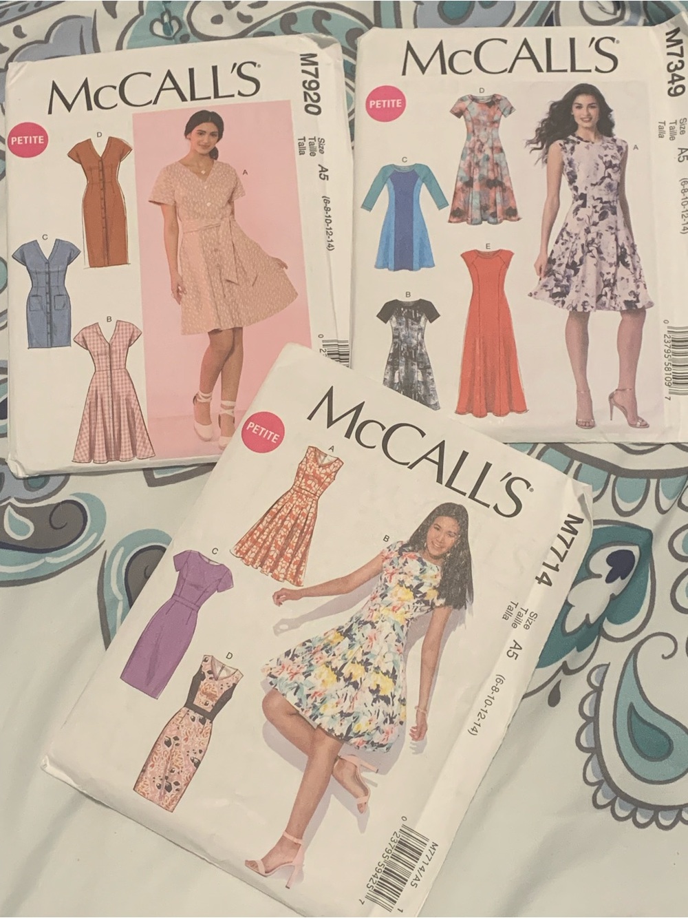 Sz 6-14 Petite Women's Dress Sewing Patterns